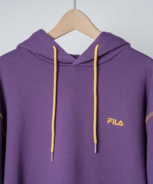 FILA(フィラ)の「【 FILA × BE:FIRST / フィラ × ビーファースト 】 BE:FIRST プルパーカー DBW FM6240(パーカー・メンズ・ネイビー系/パープル/グリーン/ホワイト・MEDIUM/LARGE)」の20枚目の写真