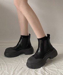 サイドゴアショートブーツ