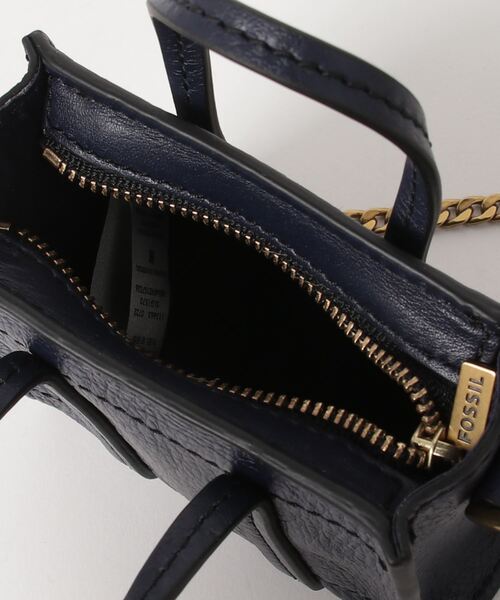 FOSSIL（フォッシル）の「フォッシル トートバッグ レディース レザー ブルー  SLG1570545（トートバッグ・レディース・ブルー・FREE）」の6枚目の写真