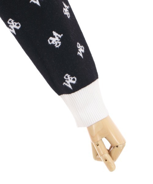 axes femme(アクシーズファム)の「ロゴジャカードニットプルオーバー(Tシャツ/カットソー・レディース・ブラック/モカ/キナリ・FREE)」の15枚目の写真