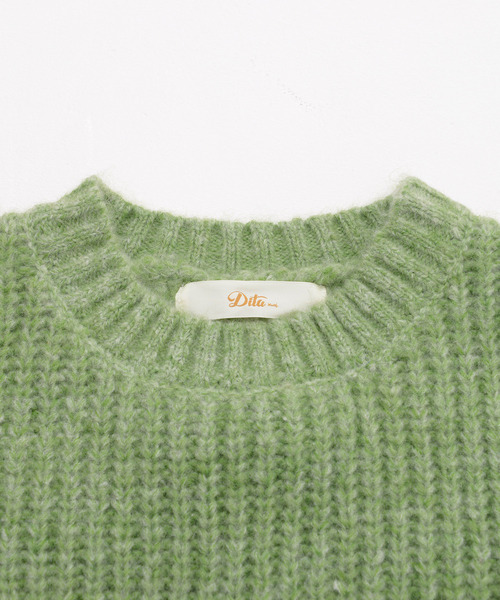 Dita Muaj.(ディータムアージュ)の「【ZOZO限定】Muaj.ストレッチ サイドスリット まぜカラーニットプルオーバー(ニット/セーター・レディース・ナチュラル/ベージュ/ライトパープル/グリーン・FREE)」の12枚目の写真