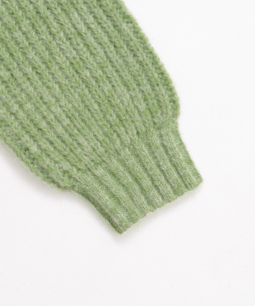 Dita Muaj.(ディータムアージュ)の「【ZOZO限定】Muaj.ストレッチ サイドスリット まぜカラーニットプルオーバー(ニット/セーター・レディース・ナチュラル/ベージュ/ライトパープル/グリーン・FREE)」の7枚目の写真