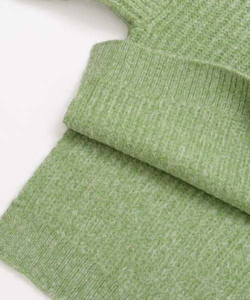 Dita Muaj.(ディータムアージュ)の「【ZOZO限定】Muaj.ストレッチ サイドスリット まぜカラーニットプルオーバー(ニット/セーター・レディース・ナチュラル/ベージュ/ライトパープル/グリーン・FREE)」の16枚目の写真