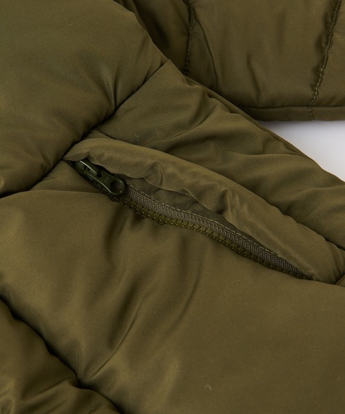 CIAOPANIC TYPY（チャオパニックティピー）の「【KIDS】フェイクダウン配色モンスターパーカー/中綿ロング（ダウンジャケット/コート・キッズ・カーキ/アイボリー/ブラック・S/M/L/XL/XXL）」の18枚目の写真