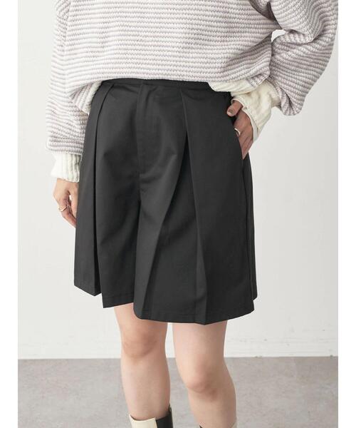 earth music&ecology（アースミュージックアンドエコロジー）の「タックハーフパンツ（その他パンツ・レディース・ホワイト系その他2/ブラック/オリーブ・FREE）」の14枚目の写真