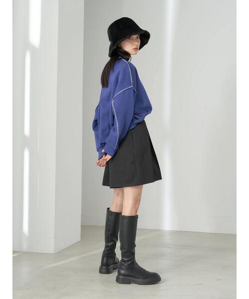 earth music&ecology（アースミュージックアンドエコロジー）の「タックハーフパンツ（その他パンツ・レディース・ホワイト系その他2/ブラック/オリーブ・FREE）」の20枚目の写真