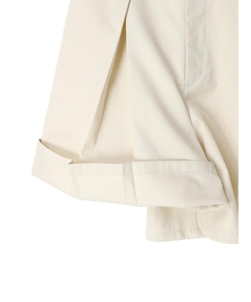 earth music&ecology（アースミュージックアンドエコロジー）の「タックハーフパンツ（その他パンツ・レディース・ホワイト系その他2/ブラック/オリーブ・FREE）」の13枚目の写真