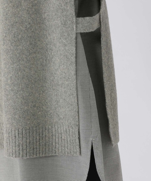 studio CLIP（スタディオクリップ）の「5ゲージふわふわニットベスト（ベスト・レディース・モカ/グレー/オフホワイト・FREE）」の21枚目の写真