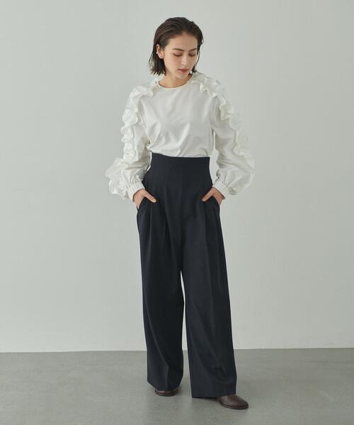 最新コレックション EMMEL REFINES＞EM REFINES（エメルリファインズ）の「＜EMMEL パンツ