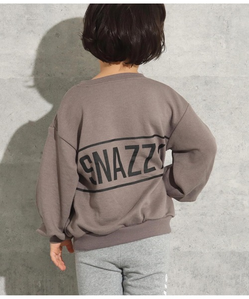 ANAP kids（アナップキッズ）の「ボックス刺繍裏毛トレーナー（スウェット・キッズ・ライトグレー/ブラック/グレイッシュベージュ・110cm/120cm/130cm）」の9枚目の写真