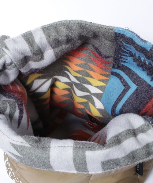 PENDLETON（ペンドルトン）の「∴【 PENDLETON / ペンドルトン 】 【 TAION / タイオン 】 リバーシブル ストリングバック STRING BAG REV（ショルダーバッグ・メンズ・オリーブドラブ/ネイビー/ブラック/オフホワイト/ベージュ・FREE）」の12枚目の写真