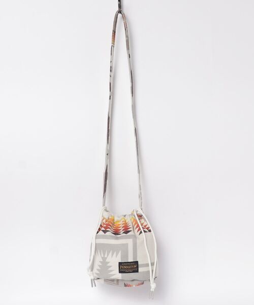 PENDLETON（ペンドルトン）の「∴【 PENDLETON / ペンドルトン 】 【 TAION / タイオン 】 リバーシブル ストリングバック STRING BAG REV（ショルダーバッグ・メンズ・オリーブドラブ/ネイビー/ブラック/オフホワイト/ベージュ・FREE）」の10枚目の写真