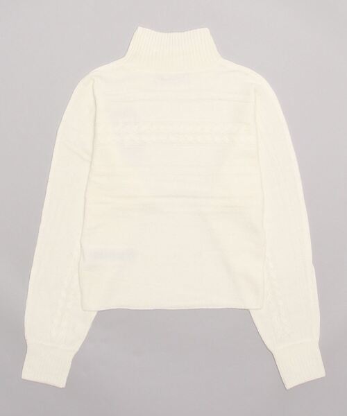 Guess（ゲス）の「Anne Roll Neck Sweater（ニット/セーター・レディース・クリーム・MEDIUM/X-SMALL/SMALL/LARGE）」の8枚目の写真