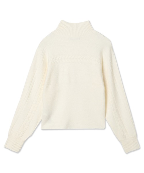 Guess（ゲス）の「Anne Roll Neck Sweater（ニット/セーター・レディース・クリーム・MEDIUM/X-SMALL/SMALL/LARGE）」の2枚目の写真