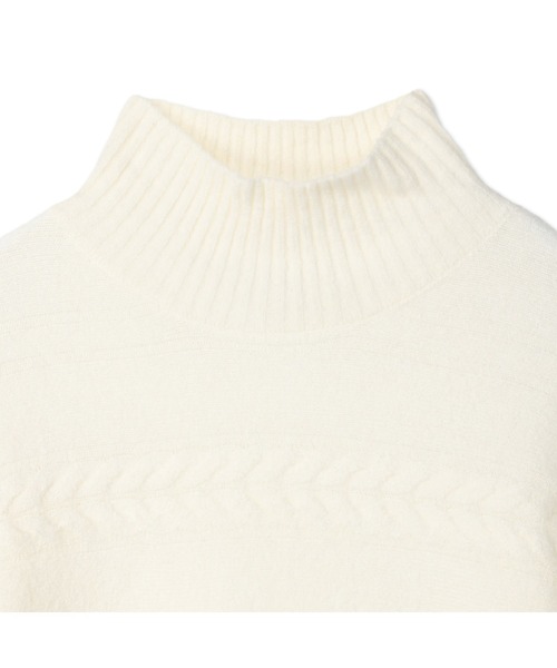 Guess（ゲス）の「Anne Roll Neck Sweater（ニット/セーター・レディース・クリーム・MEDIUM/X-SMALL/SMALL/LARGE）」の3枚目の写真
