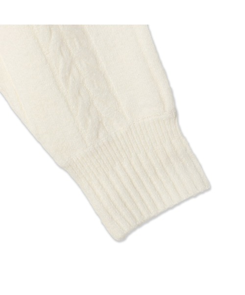 Guess（ゲス）の「Anne Roll Neck Sweater（ニット/セーター・レディース・クリーム・MEDIUM/X-SMALL/SMALL/LARGE）」の4枚目の写真