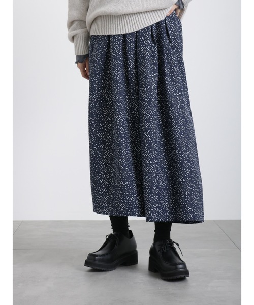 Samansa Mos2 blue(サマンサモスモスブルー)の「ドット/無地アソートタックスカーチョ(その他パンツ・レディース・ブラック/ブラウン/チャコール/ネイビー・フリ-)」の4枚目の写真