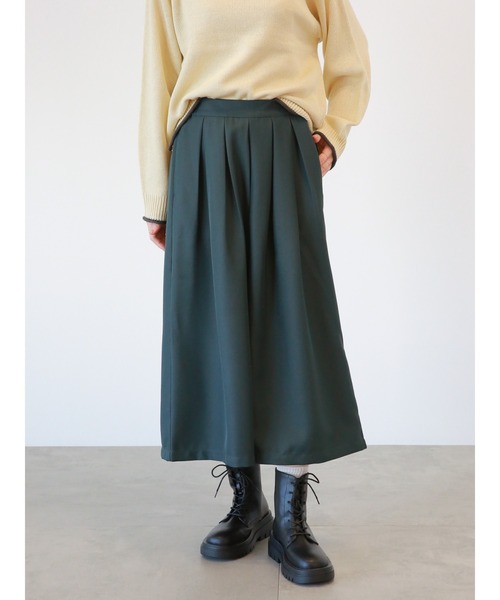 Samansa Mos2 blue(サマンサモスモスブルー)の「ドット/無地アソートタックスカーチョ(その他パンツ・レディース・ブラック/ブラウン/チャコール/ネイビー・フリ-)」の8枚目の写真