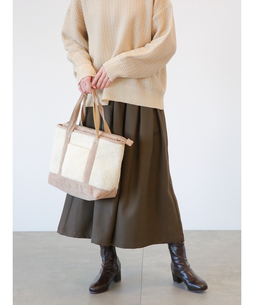 Samansa Mos2 blue(サマンサモスモスブルー)の「ドット/無地アソートタックスカーチョ(その他パンツ・レディース・ブラック/ブラウン/チャコール/ネイビー・フリ-)」の16枚目の写真