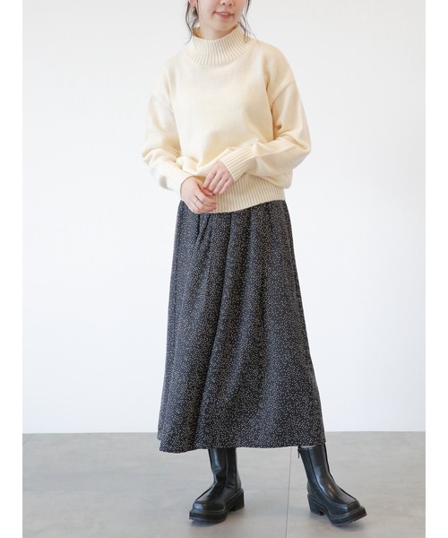 Samansa Mos2 blue(サマンサモスモスブルー)の「ドット/無地アソートタックスカーチョ(その他パンツ・レディース・ブラック/ブラウン/チャコール/ネイビー・フリ-)」の17枚目の写真