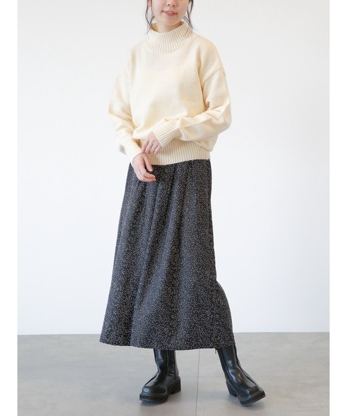 Samansa Mos2 blue(サマンサモスモスブルー)の「ドット/無地アソートタックスカーチョ(その他パンツ・レディース・ブラック/ブラウン/チャコール/ネイビー・フリ-)」の18枚目の写真