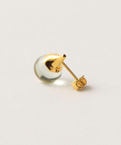 Steven Alan（スティーブンアラン）の「＜mounir＞GREEN AMETHYST STUD EARRINGS/ピアス（ピアス（両耳用）・レディース・オリーブ・FREE）」の4枚目の写真
