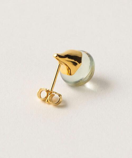 Steven Alan（スティーブンアラン）の「＜mounir＞GREEN AMETHYST STUD EARRINGS/ピアス（ピアス（両耳用）・レディース・オリーブ・FREE）」の6枚目の写真