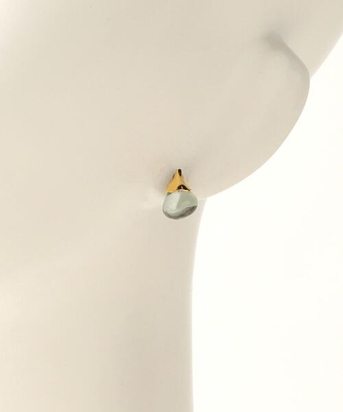 Steven Alan（スティーブンアラン）の「＜mounir＞GREEN AMETHYST STUD EARRINGS/ピアス（ピアス（両耳用）・レディース・オリーブ・FREE）」の5枚目の写真