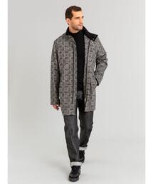 agnes b.（アニエスベー）の「JCE1 MANTEAU ジャージチェックコート