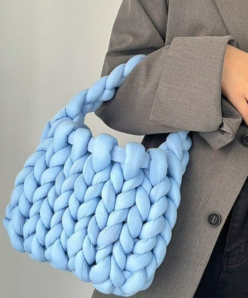 .KOM(ドットコム)の「A'GEM/9 × .kom『.kom/ドットケーオーエム』マンドゥー BAG(ハンドバッグ・メンズ・ホワイト/ブラック/パープル/グレー/ピンク/ブルー/グリーン/アイボリー・FREE)」の19枚目の写真