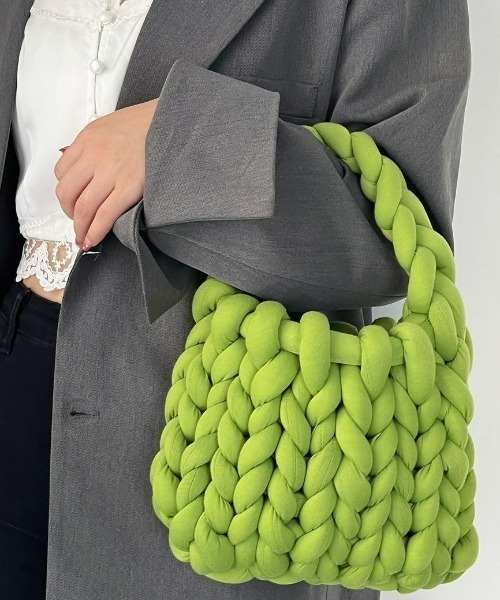 .KOM(ドットコム)の「A'GEM/9 × .kom『.kom/ドットケーオーエム』マンドゥー BAG(ハンドバッグ・メンズ・ホワイト/ブラック/パープル/グレー/ピンク/ブルー/グリーン/アイボリー・FREE)」の9枚目の写真