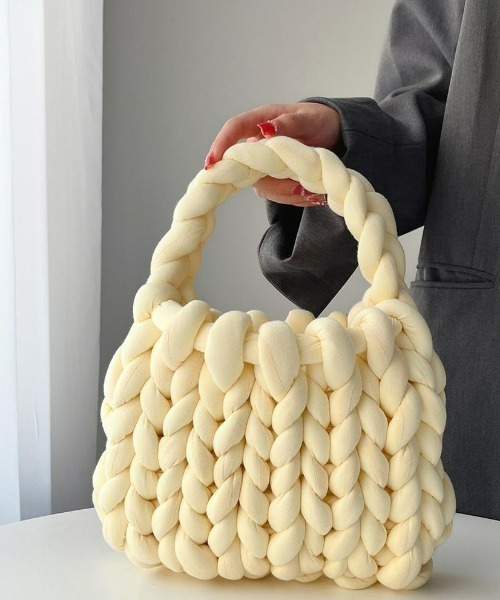 .KOM(ドットコム)の「A'GEM/9 × .kom『.kom/ドットケーオーエム』マンドゥー BAG(ハンドバッグ・メンズ・ホワイト/ブラック/パープル/グレー/ピンク/ブルー/グリーン/アイボリー・FREE)」の10枚目の写真