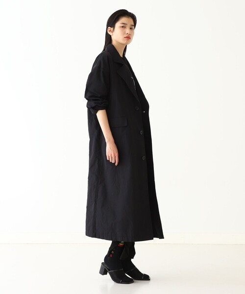 BEAMS BOY（ビームスボーイ）の「maturely / Memory Chester Coat（チェスターコート・レディース・ブラック/ベージュ・0/1）」の5枚目の写真