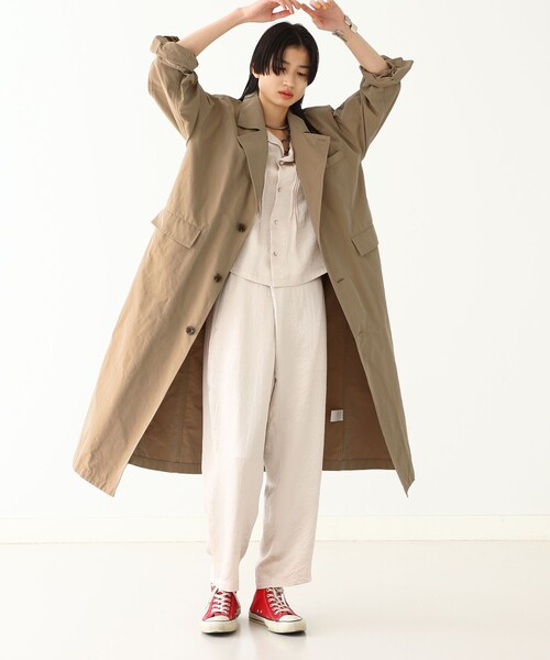 BEAMS BOY（ビームスボーイ）の「maturely / Memory Chester Coat（チェスターコート・レディース・ブラック/ベージュ・0/1）」の8枚目の写真