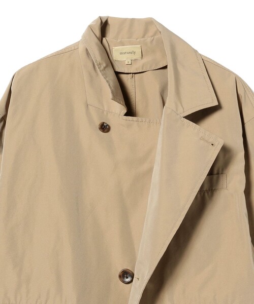 BEAMS BOY（ビームスボーイ）の「maturely / Memory Chester Coat（チェスターコート・レディース・ブラック/ベージュ・0/1）」の17枚目の写真
