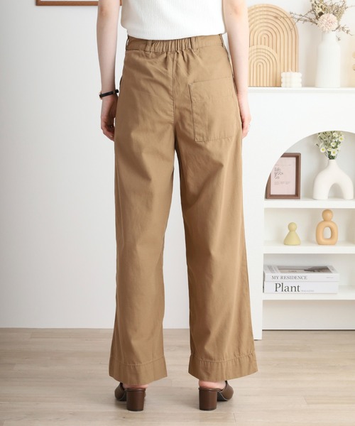 atONE(アットワン)の「atONE ビッグタックツイルパンツ(その他パンツ・レディース・カーキ/ベージュ/ブラック・M/L/LL/4L/3L)」の18枚目の写真