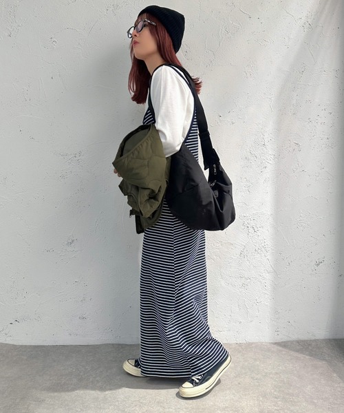 apres jour mignon(アプレジュールミニョン)の「ボーダーキャミワンピース【ZOZOTOWN限定アイテム】(ワンピース・レディース・ネイビー/ブラック・MEDIUM/X-LARGE/SMALL)」の18枚目の写真