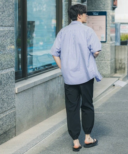 coca(coca)(コカ)の「メンズストライプイニシャルサガラワッペンシャツ(シャツ/ブラウス・メンズ・ブルー/グリーン・M/L/XL)」の11枚目の写真