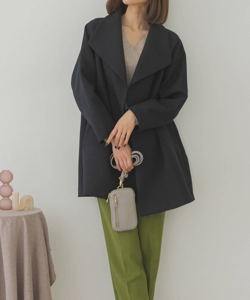 RODE SKO（ロデスコ）の「ファスナーポケットマルチショルダーバッグ（ショルダーバッグ・レディース・ブラック/グレー/アイボリー/ミント・ONE）」の19枚目の写真