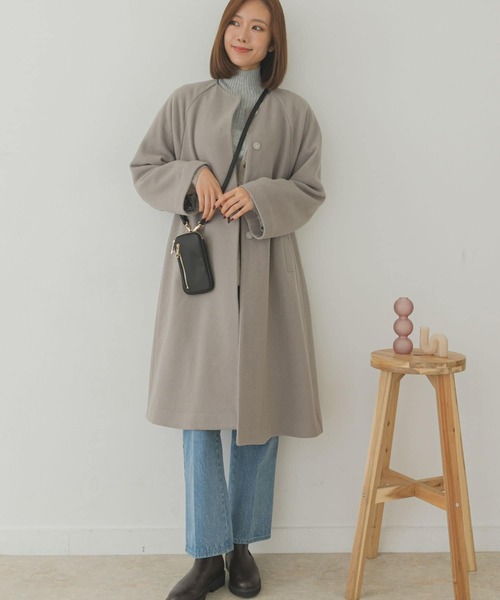 RODE SKO（ロデスコ）の「ファスナーポケットマルチショルダーバッグ（ショルダーバッグ・レディース・ブラック/グレー/アイボリー/ミント・ONE）」の15枚目の写真