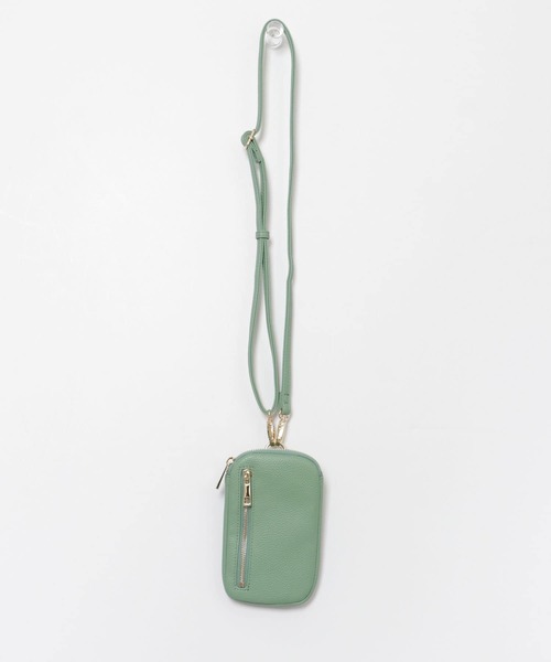 RODE SKO（ロデスコ）の「ファスナーポケットマルチショルダーバッグ（ショルダーバッグ・レディース・ブラック/グレー/アイボリー/ミント・ONE）」の20枚目の写真