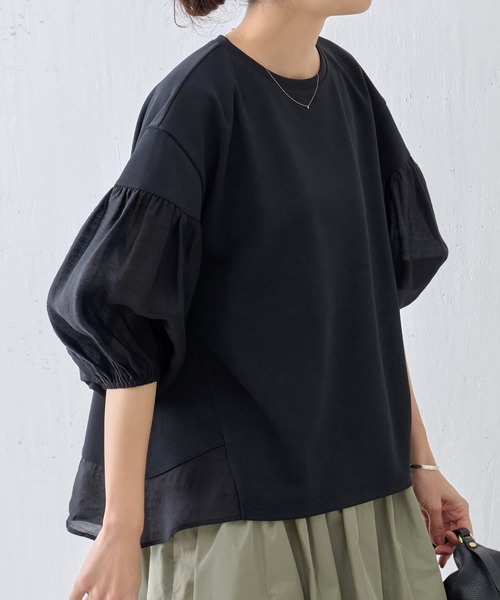 BEARDSLEY（ビアズリー）の「シアーコンビカットソー（Tシャツ