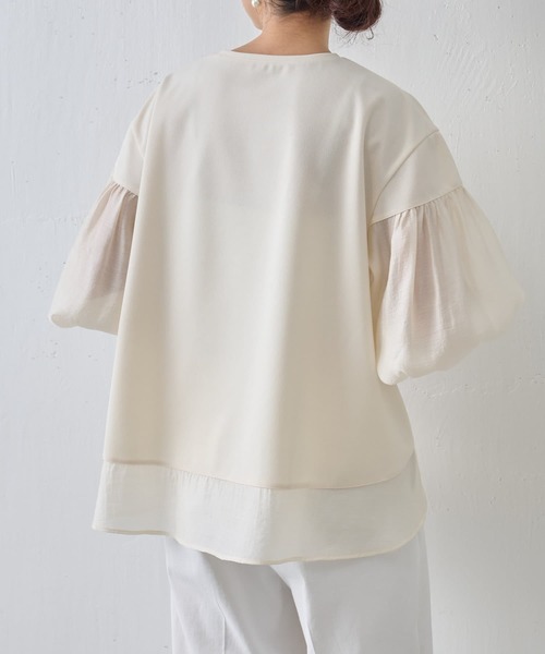 BEARDSLEY（ビアズリー）の「シアーコンビカットソー（Tシャツ