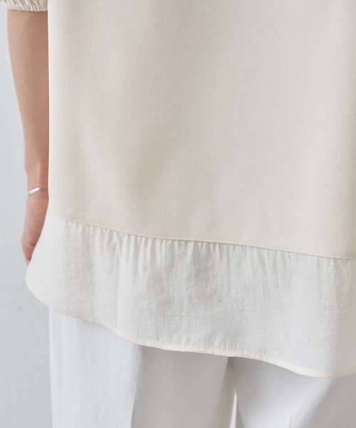 BEARDSLEY（ビアズリー）の「シアーコンビカットソー（Tシャツ