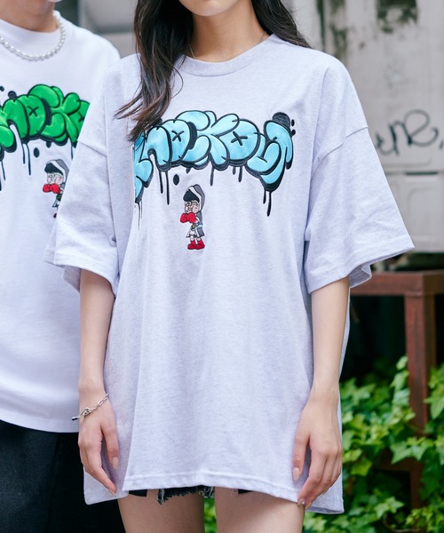 SPINNS（スピンズ）の「【ビッグシルエット】ミゲルくん ノックアウト Tシャツ（Tシャツ/カットソー・メンズ・ピンク系その他/ブラック/アッシュグレー/ホワイト/ブルー系その他・ONESIZE）」の4枚目の写真