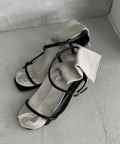 A part by（アパートバイ）の「ラメソックス（ソックス/靴下・レディース・シルバー/ゴールド・FREE）」の2枚目の写真