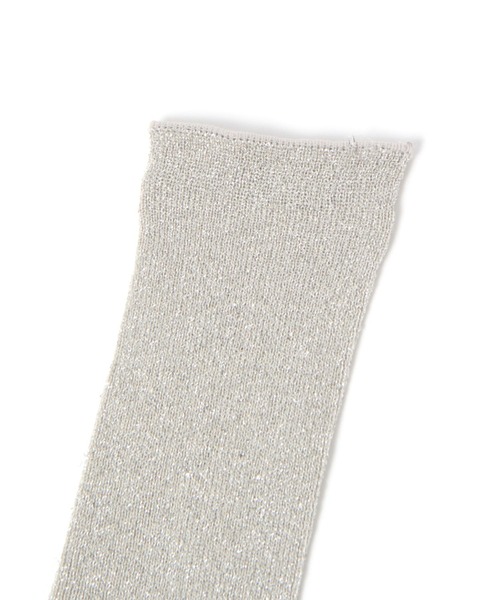 A part by（アパートバイ）の「ラメソックス（ソックス/靴下・レディース・シルバー/ゴールド・FREE）」の5枚目の写真