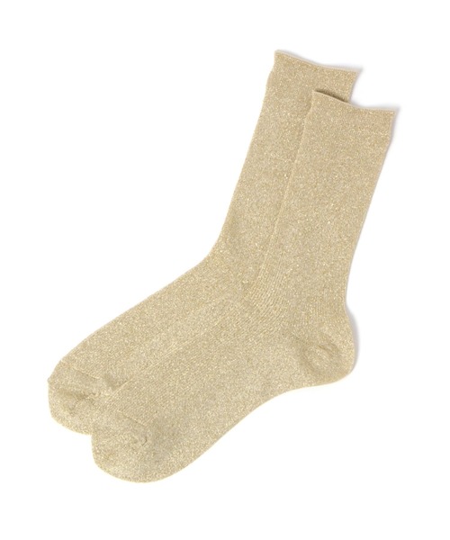 A part by（アパートバイ）の「ラメソックス（ソックス/靴下・レディース・シルバー/ゴールド・FREE）」の8枚目の写真