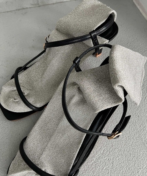 A part by（アパートバイ）の「ラメソックス（ソックス/靴下・レディース・シルバー/ゴールド・FREE）」の11枚目の写真