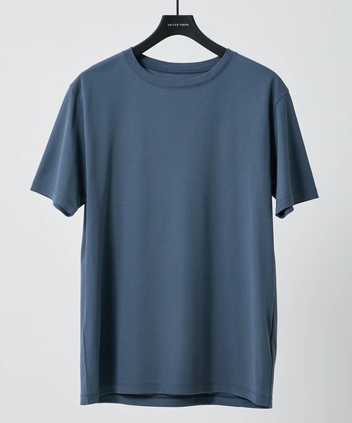 UNITED TOKYO（ユナイテッドトウキョウ）の「テクノラマ クルーネックTシャツ（Tシャツ/カットソー・メンズ・ホワイト/グレー/ブラック/ライトブルーグレー/パープル・4/1/3/2）」の4枚目の写真